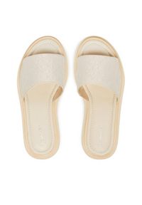 Calvin Klein Klapki Flatform Slide Jacq HW0HW02461 Écru. Materiał: materiał #4