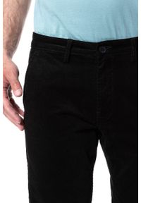 Lee - LEE SPODNIE MĘSKIE CHINO BLACK L768WJ01. Materiał: sztruks #9