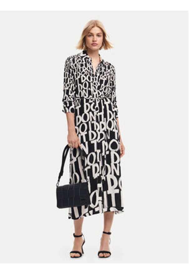 Desigual Torebka 25SAXPAR Czarny. Kolor: czarny