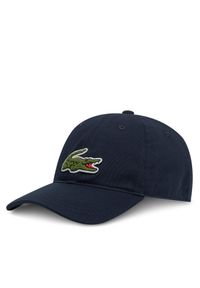 Czapka z daszkiem Lacoste. Kolor: niebieski