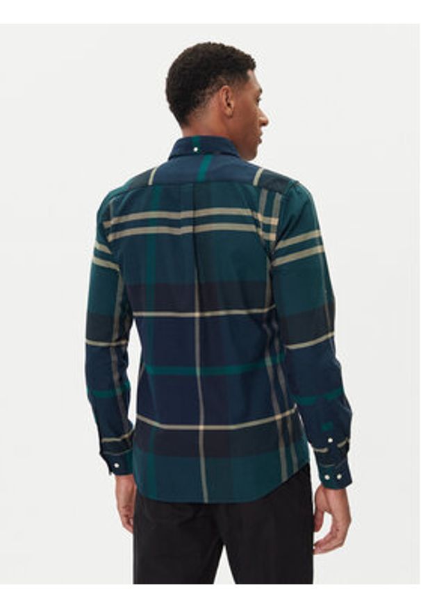 Barbour Koszula MSH4994TN23 Zielony Tailored Fit. Kolor: zielony. Materiał: bawełna