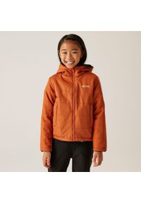Kurtka turystyczna dziecięca Kyrell Regatta dwustronna. Kolor: pomarańczowy. Materiał: puch. Styl: sportowy #1