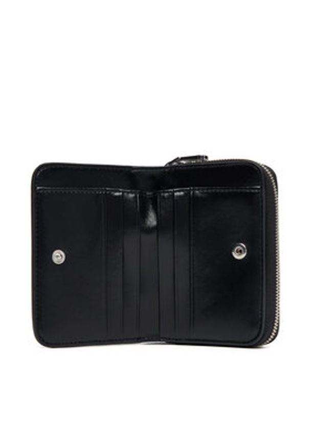 Calvin Klein Portfel Lizard Embossed Lthr Med Flap Zi LV04F1067G Czarny. Kolor: czarny. Materiał: skóra