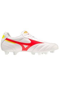 Buty piłkarskie Mizuno Morelia Ii Club Md M P1GA231664 białe. Zapięcie: sznurówki. Kolor: biały. Materiał: syntetyk, guma. Sport: piłka nożna