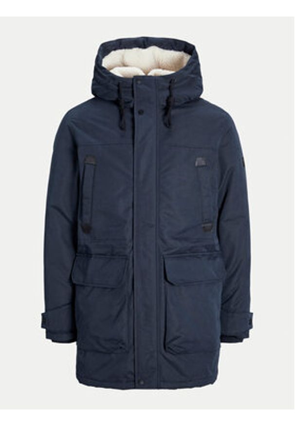 Jack & Jones - Jack&Jones Kurtka zimowa Polar 12256995 Niebieski Regular Fit. Kolor: niebieski. Materiał: syntetyk. Sezon: zima