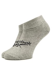 Reebok Skarpety Niskie Unisex Active Foundation Ankle Socks GI0067 Szary. Kolor: szary. Materiał: materiał