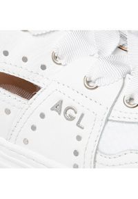 AGL Sneakersy Giorgia High D936503PGKZ077F162 Biały. Kolor: biały. Materiał: skóra #5