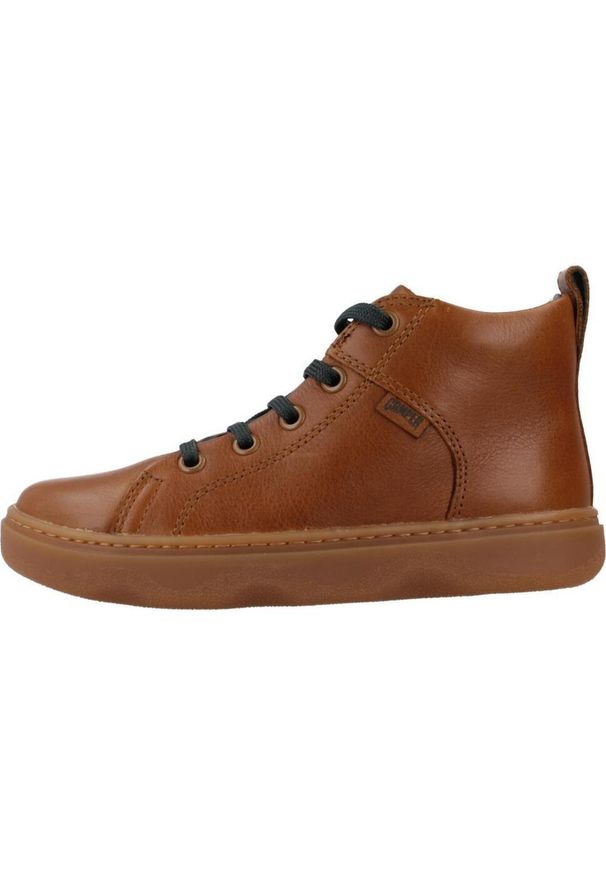 Camper - Buty CAMPER KIDDO Brązowy. Kolor: brązowy. Materiał: tkanina, skóra. Sport: turystyka piesza