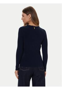 MICHAEL Michael Kors Sweter MF561CJ33D Granatowy Slim Fit. Kolor: niebieski. Materiał: wiskoza #5