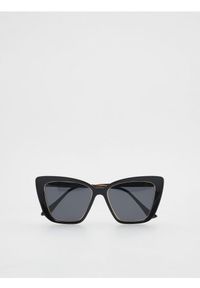 Reserved - Okulary przeciwsłoneczne z polaryzacją - czarny. Kolor: czarny