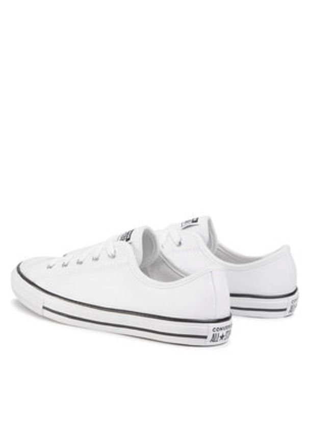 Converse Trampki Ctas Dainty Ox 564984C Biały. Kolor: biały. Materiał: skóra
