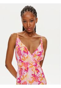 YAS Sukienka letnia Tropia 26033844 Kolorowy Regular Fit. Materiał: wiskoza. Wzór: kolorowy. Sezon: lato #3