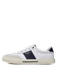 Pepe Jeans Sneakersy Kenton Strap M PMS31042 Biały. Kolor: biały. Materiał: materiał #7