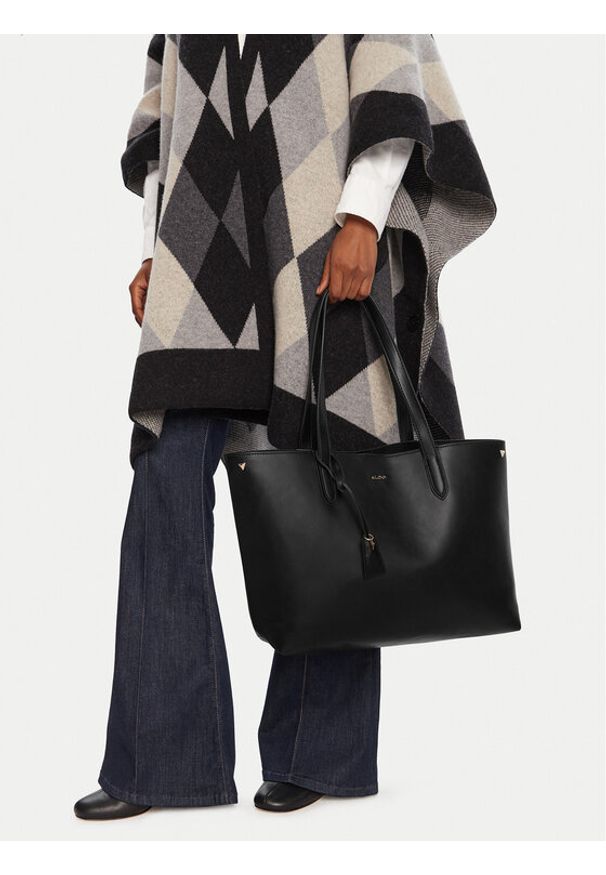 Aldo Torebka Tammera 14076963 Czarny. Kolor: czarny. Materiał: skórzane