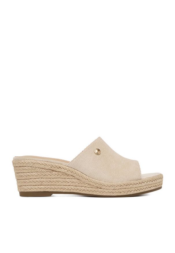 Beverly Hills Polo Club Espadryle EO-R26SS03470 Beżowy. Kolor: beżowy. Materiał: materiał