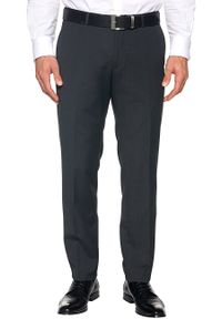 Tom Tailor - TOM TAILOR SPODNIE MĘSKIE NOS SUIT PANT SOLID BLACK 64015470911 COL. 2999. Materiał: wiskoza, poliester, materiał. Styl: elegancki