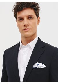 Pako Lorente - PAKO LORENTE – Granatowa marynarka garniturowa. Okazja: na studniówkę. Kolor: niebieski. Materiał: wiskoza, poliester, elastan. Styl: klasyczny, młodzieżowy #8