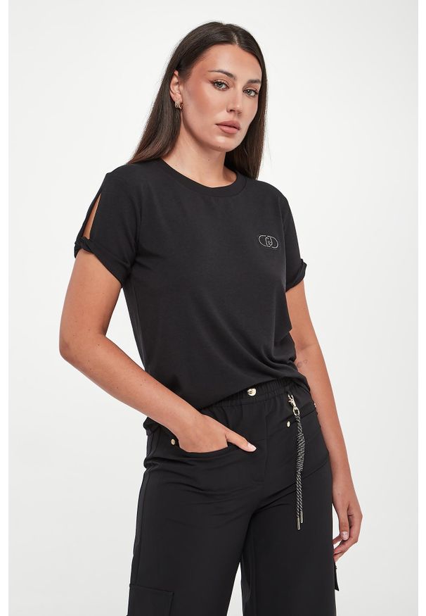 Liu Jo - T-shirt damski bambusowy LIU JO
