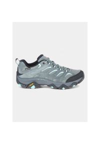 Buty turystyczne damskie Merrell Moab 3 GTX. Kolor: szary, zielony, wielokolorowy. Materiał: skóra. Szerokość cholewki: normalna. Styl: sportowy
