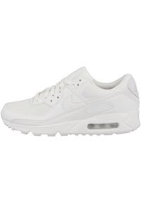 Buty do chodzenia damskie Nike Air Max 90. Zapięcie: sznurówki. Kolor: biały. Materiał: syntetyk, materiał. Szerokość cholewki: normalna. Model: Nike Air Max, Nike Air Max 90. Sport: turystyka piesza