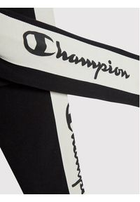 Champion Legginsy 404472 Czarny Slim Fit. Kolor: czarny. Materiał: bawełna