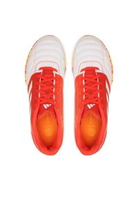 Adidas - adidas Buty Top Sala Competition Indoor IE1545 Pomarańczowy. Kolor: pomarańczowy. Materiał: materiał