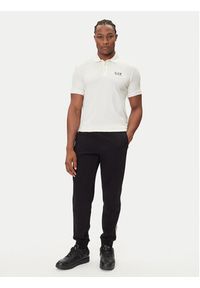 EA7 Emporio Armani Polo 8NPF14 PJVQZ U1105 Beżowy Regular Fit. Typ kołnierza: polo. Kolor: beżowy. Materiał: bawełna #5