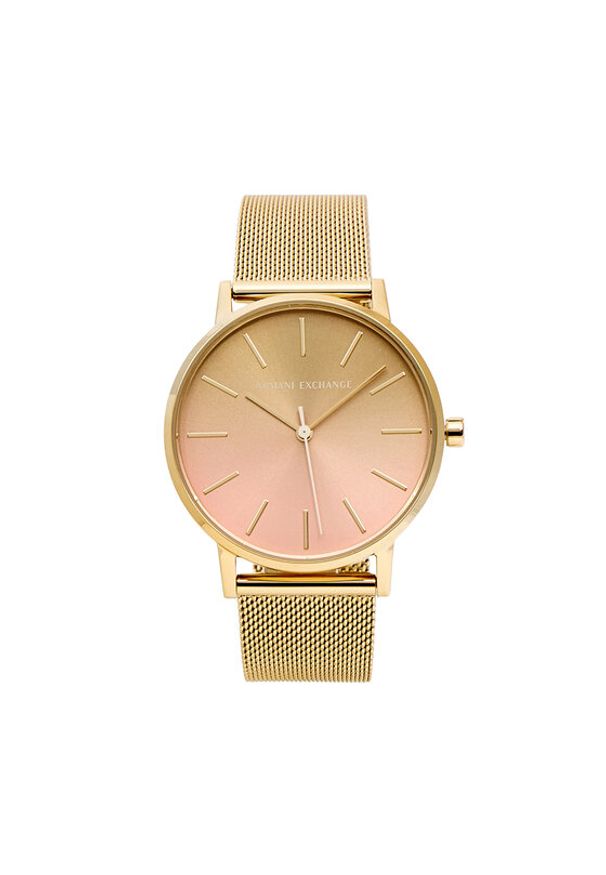Armani Exchange Zegarek Lola AX5619 Złoty. Kolor: złoty