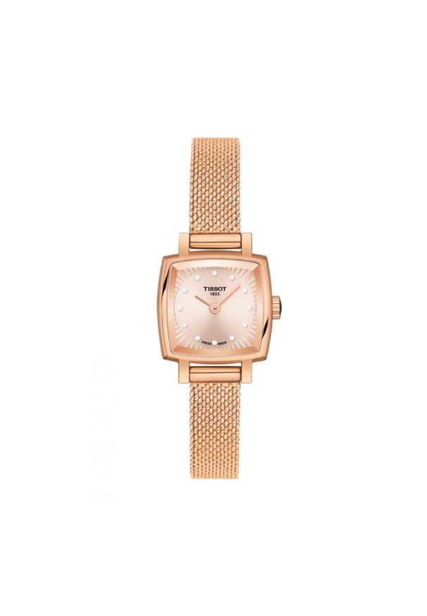 Niebieski zegarek TISSOT analogowy, elegancki