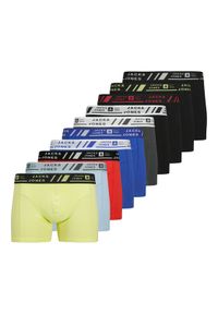 Jack & Jones - Jack&Jones Komplet 10 par bokserek Angus 12277578 Kolorowy. Materiał: bawełna. Wzór: kolorowy #1
