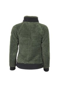 PEAK MOUNTAIN - Polar damski zapinany na zamek Peak Mountain Coral Sherpa 300G. Kolor: zielony. Materiał: polar #2