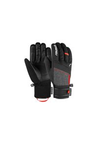 Rękawice narciarskie dla dorośłych Reusch Luca nieprzemakalne ocieplane. Kolor: wielokolorowy, szary, czarny. Materiał: softshell. Sport: narciarstwo #1