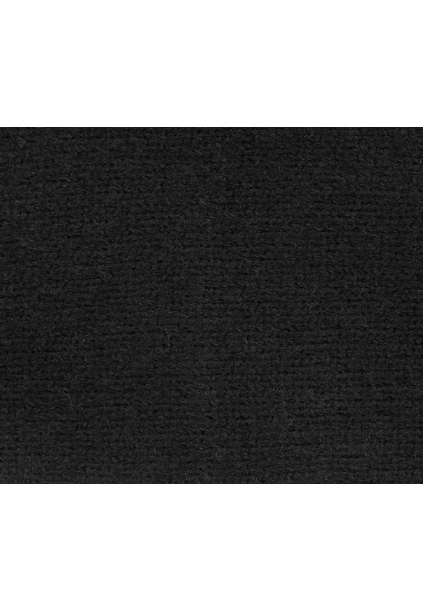 Komin Czarny, Wąski, Przylegający, Ciepły, Zimowy -Pako Jeans. Kolor: czarny. Materiał: akryl. Sezon: zima