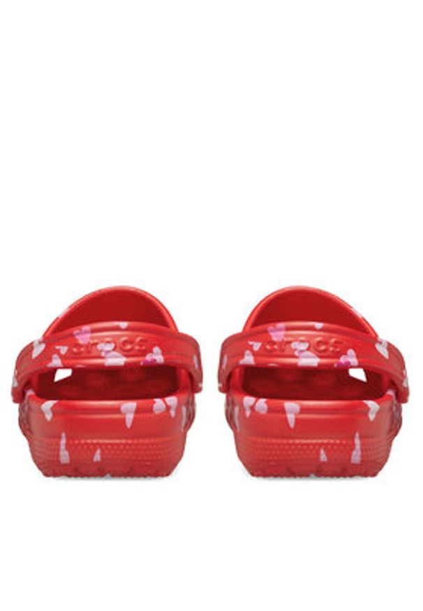 Crocs Klapki Classic Vday Clog 209682 Czerwony. Kolor: czerwony