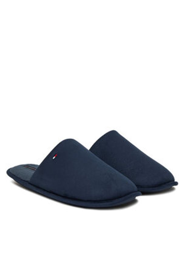 TOMMY HILFIGER - Tommy Hilfiger Kapcie Core Flag House FM0FM05565 Granatowy. Kolor: niebieski. Materiał: materiał
