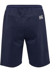 Szorty Hummel Move Grid. Kolor: niebieski. Materiał: materiał. Wzór: nadruk, jodełka. Sport: piłka nożna #2