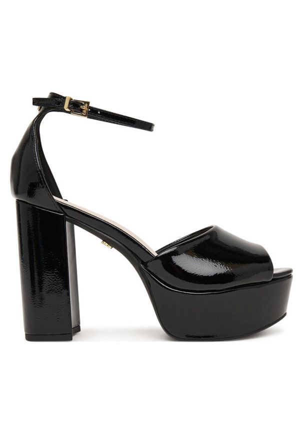 Buffalo Sandały Jessie Neat 1291668 Czarny. Kolor: czarny. Materiał: skóra