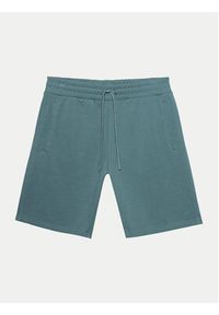 4f - 4F Szorty sportowe 4FWSS24TSHOM342 Zielony Regular Fit. Kolor: zielony. Materiał: bawełna. Styl: sportowy