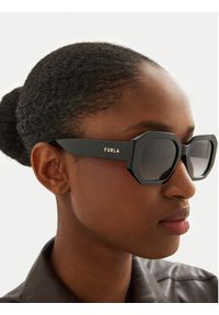 Furla Okulary przeciwsłoneczne Sunglasses WD00119-A.0116-O600-4-401-20-BD-D Czarny. Kolor: czarny #3