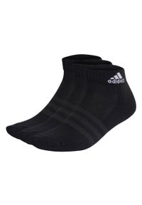 Adidas - Skarpety Niskie Unisex adidas Cushioned Sportswear Ankle Socks 3 Pairs IC1277 black/white. Kolor: czarny