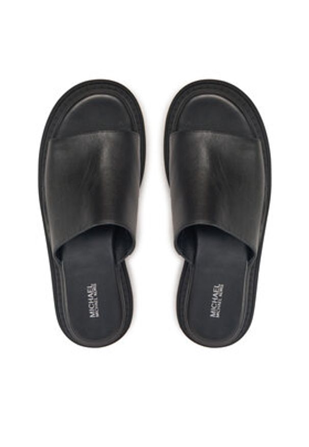 Michael Kors Klapki Kendra Lside 40R5KEFS1L Czarny. Kolor: czarny. Materiał: skóra