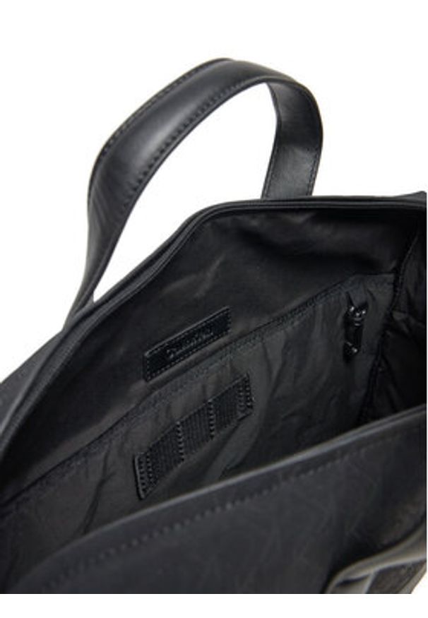 Calvin Klein Torba na laptopa Ck Must Laptopa Bag Mono K50K512727 Czarny. Kolor: czarny. Materiał: skóra