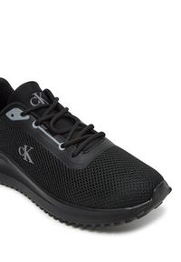 Calvin Klein Jeans Sneakersy Eva Runner L-Up Mix Mesh Logo Ck YW0YW01851 Czarny. Kolor: czarny. Materiał: materiał #4