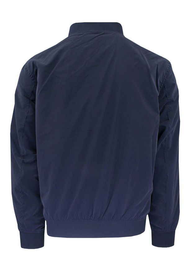 Lekka Kurtka Przejściowa - Bomberka - Pako Jeans - Granatowa. Kolor: niebieski. Materiał: poliester. Sezon: wiosna, jesień