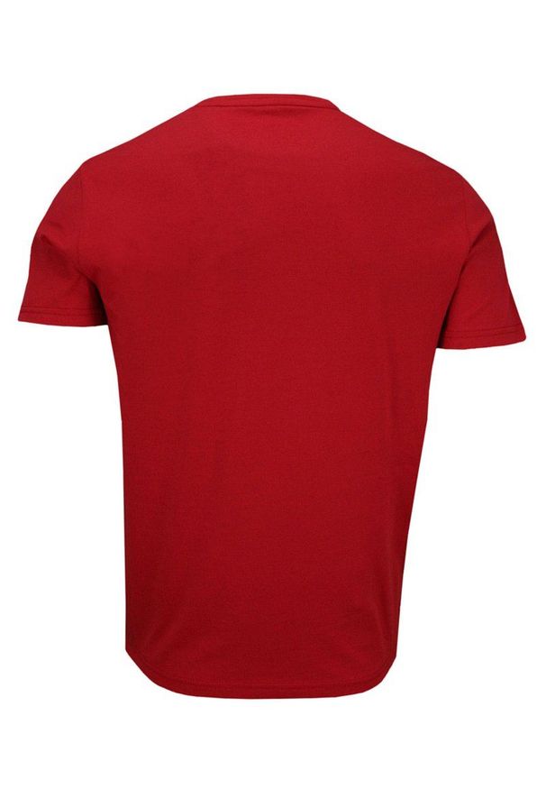 Czerwony T-shirt Męski, Krótki Rękaw -Just Yuppi- Koszulka, z Nadrukiem, Napisy, DIVISION. Okazja: na co dzień. Kolor: czerwony. Materiał: bawełna. Długość rękawa: krótki rękaw. Długość: krótkie. Wzór: nadruk. Styl: casual