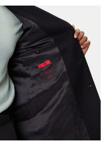 Hugo - HUGO Płaszcz wełniany Migor2541 50546528 Czarny Slim Fit. Kolor: czarny. Materiał: wełna #4