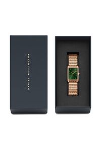 Daniel Wellington Zegarek Bound 9-Link Emerald DW00100704 Złoty. Kolor: złoty #6