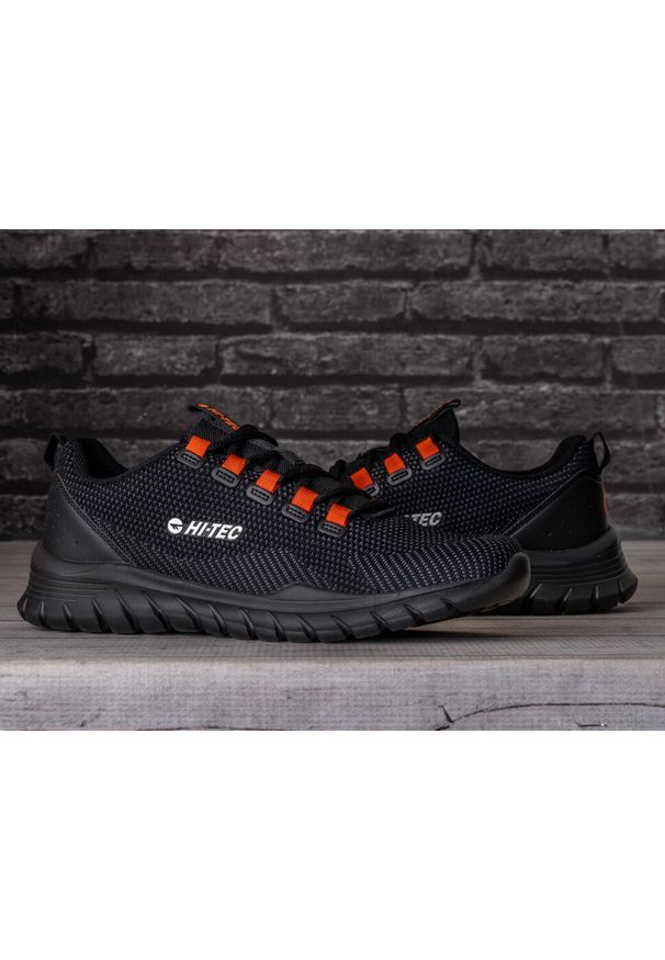 Hi-tec - Buty męskie sportowe HI-TEC HERAMI. Kolor: wielokolorowy, pomarańczowy, czarny