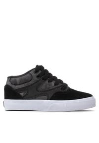DC Sneakersy Kalis Vulc Mid ADBS300367 Czarny. Kolor: czarny. Materiał: zamsz, skóra