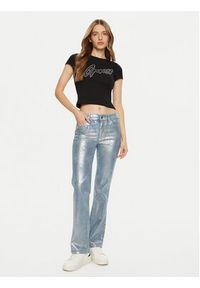 Guess T-Shirt W5RI68 KA0H1 Czarny Regular Fit. Kolor: czarny. Materiał: bawełna #3